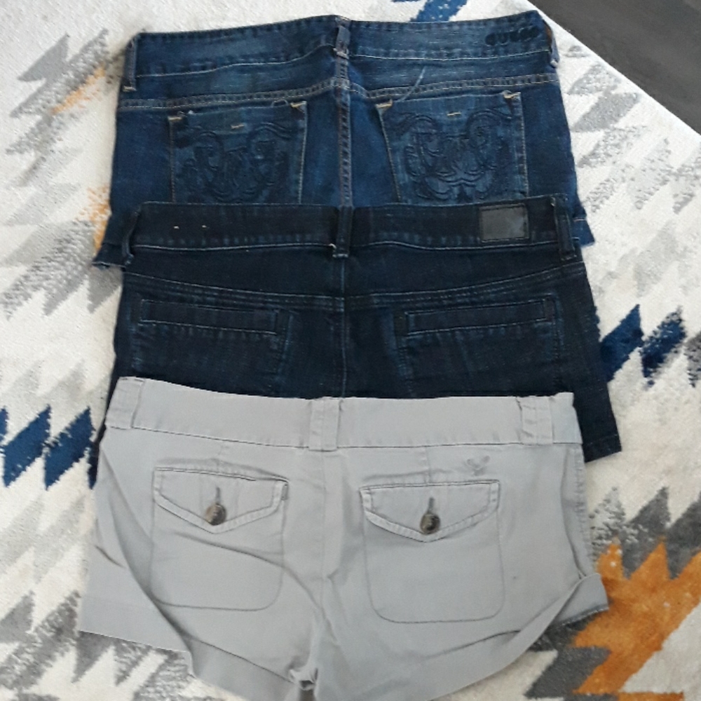 American Eagle/Guess Shorts 3pk